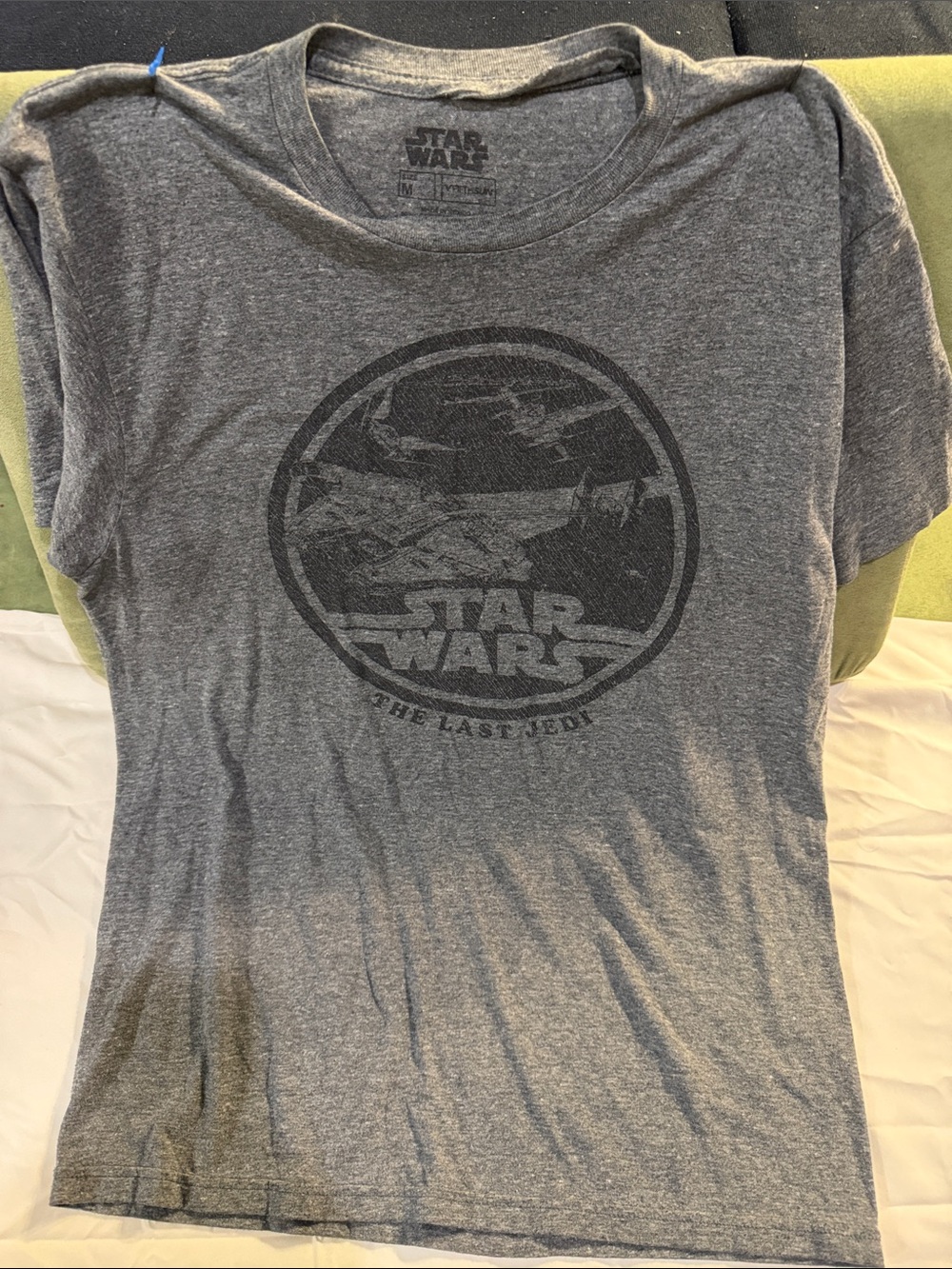 Star Wars Gray Short Sleeve The Last Jedi Graphic Tee